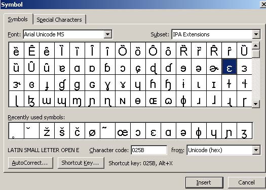 Phonemic Chart Keyboard