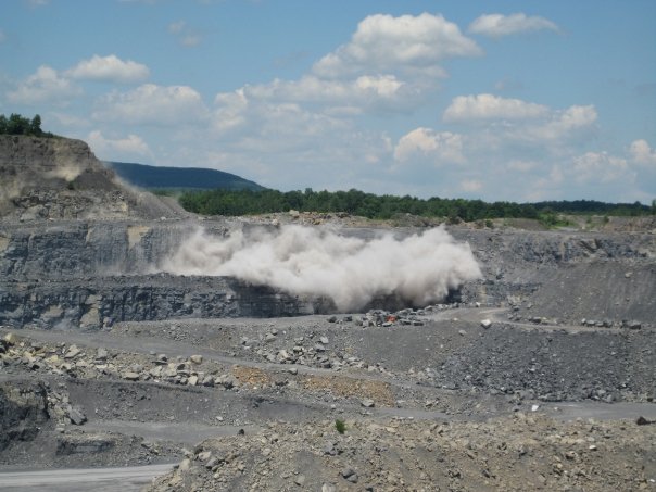 quarry blast