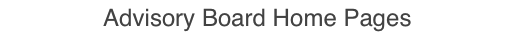 Advisory Board Home Pages