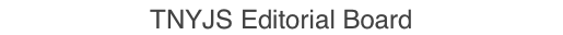 TNYJS Editorial Board